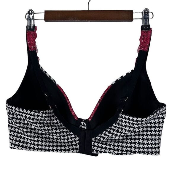 Soma Embracable Full Coverage Houndstooth Bra 38DDD Underwire - Picture 4 of 11